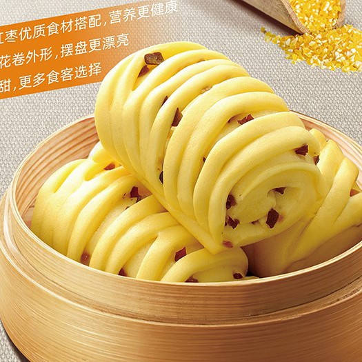 千味1500g精品红枣玉米花卷（25g）